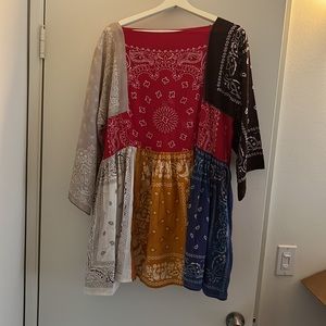 Psychic Outlaw Bandana Mini Dress